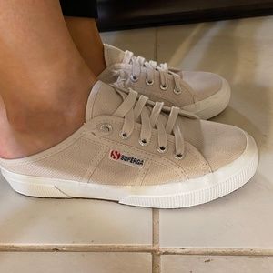 SUPERGA MULE SLIP-ONS